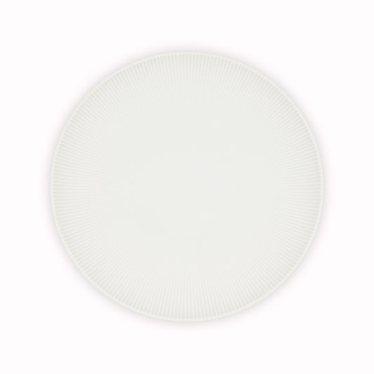 Koransha Porcelain Plate Pinstripe White | Arita Ware