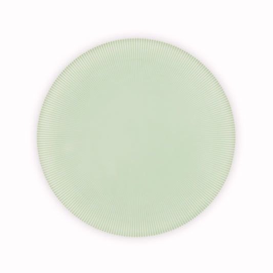 Koransha Porcelain Plate Pinstripe Light Blue | Arita Ware