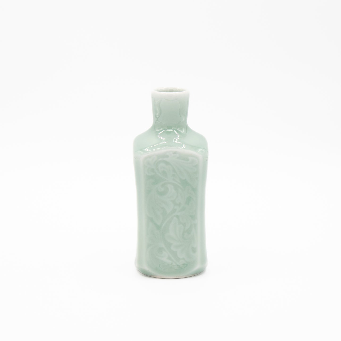 Kosengama - Celadon Sake Bottle