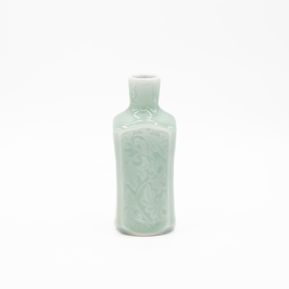 Kosengama - Celadon Sake Bottle
