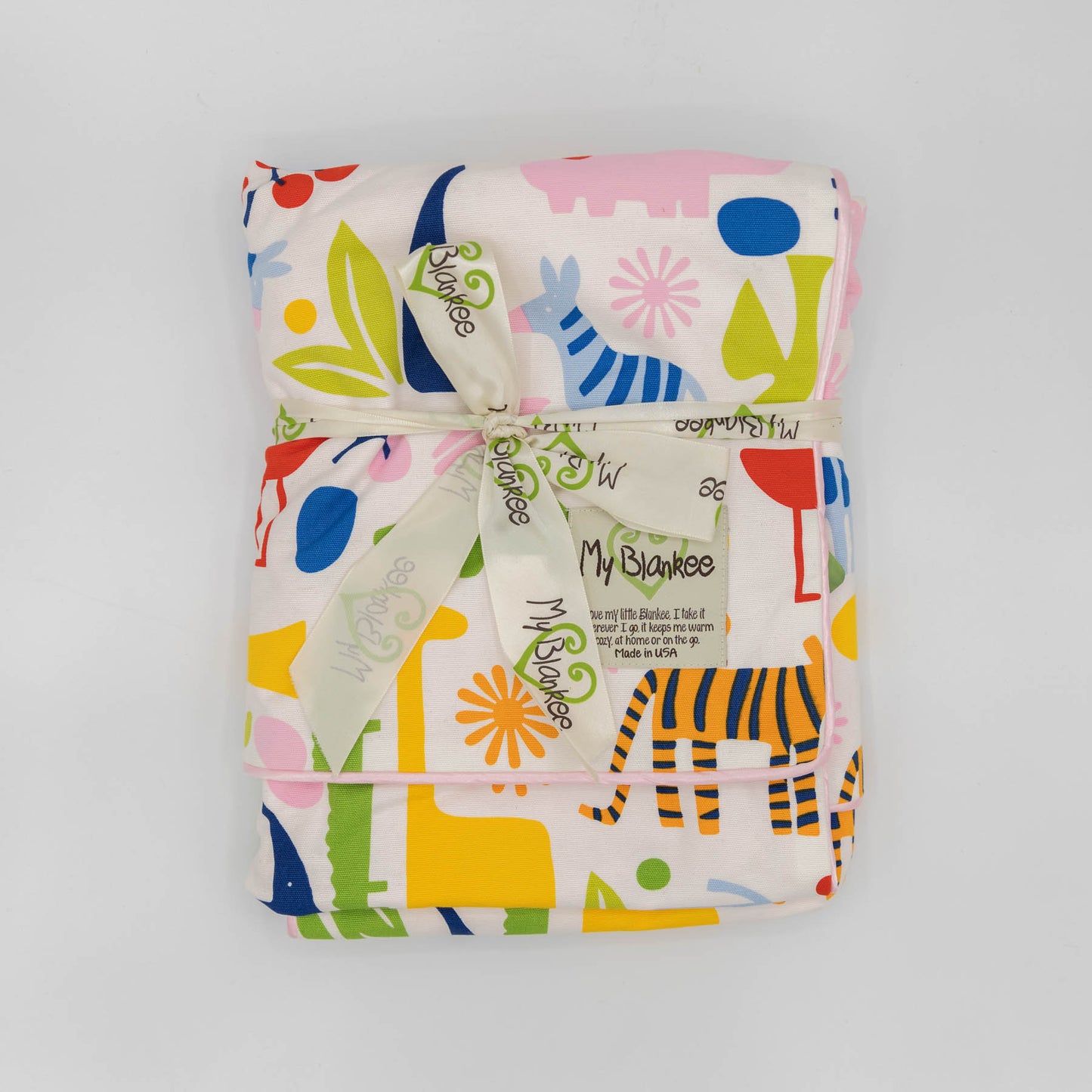 My Blankee -  Pink Minky Dot Baby Blanket