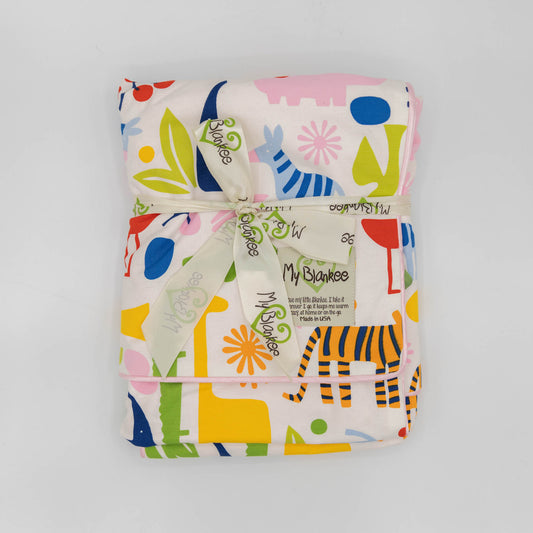 My Blankee -  Pink Minky Dot Baby Blanket