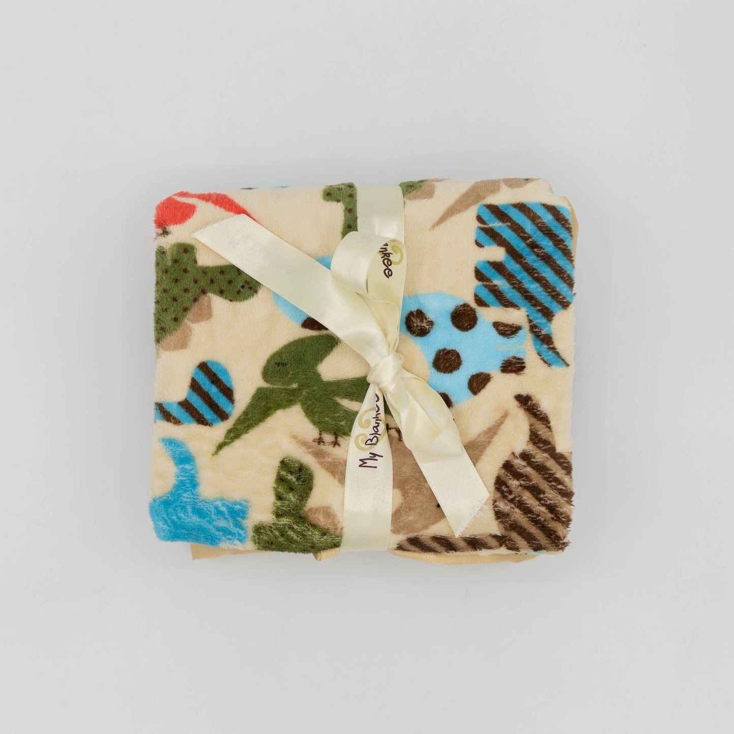 My Blankee - Lovey Security Blanket Minky Dots Satin Trim