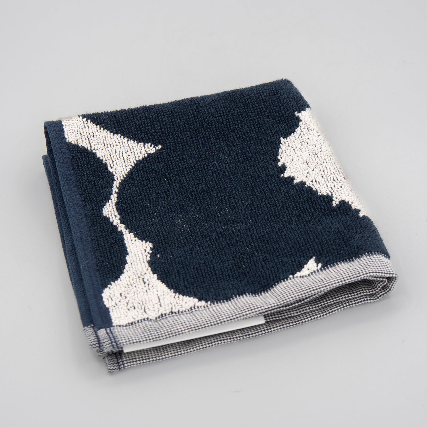 Marimekko - Unikko Washcloth - Dark Blue Poppy