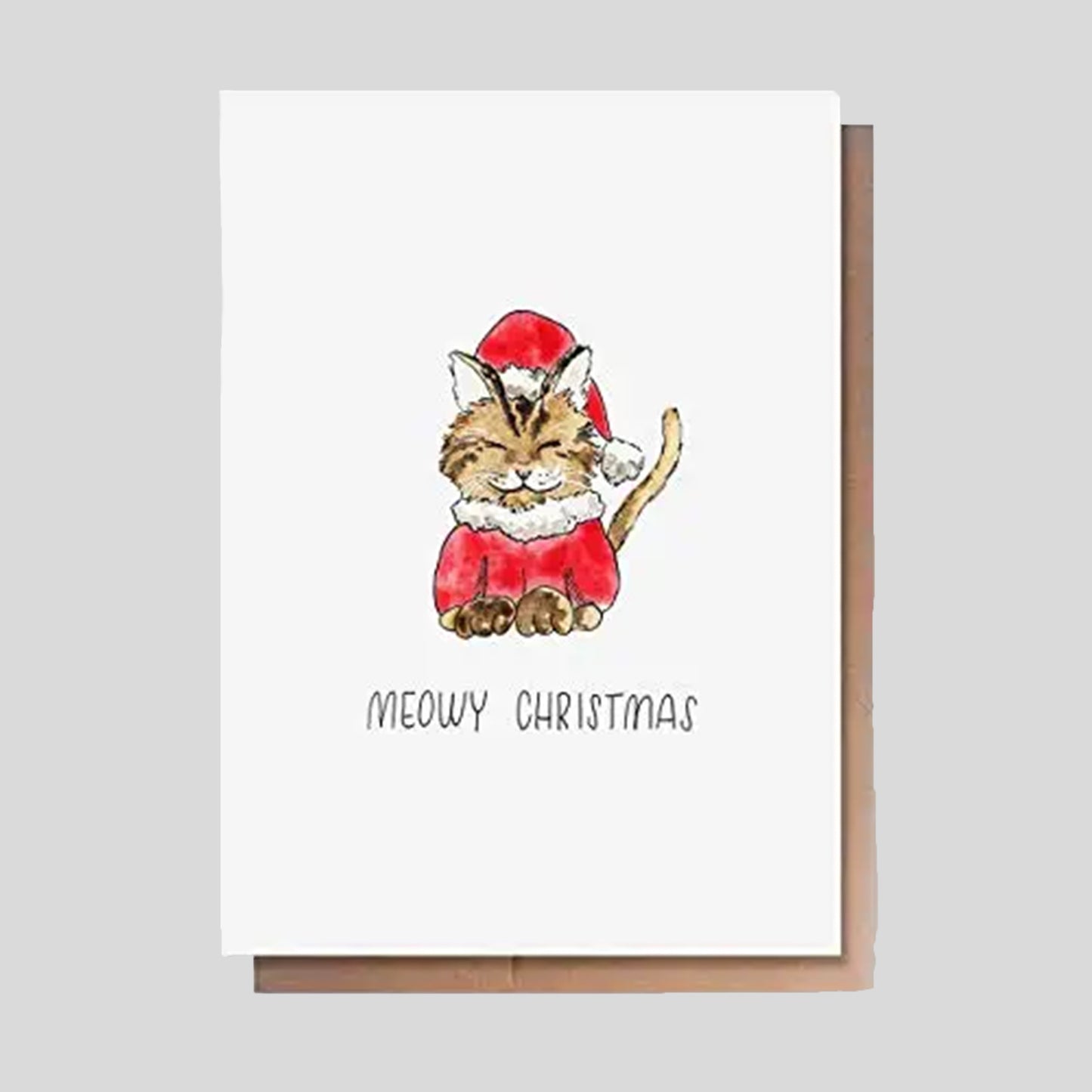 Wunderkid - Greeting Card - Meowy Christmas