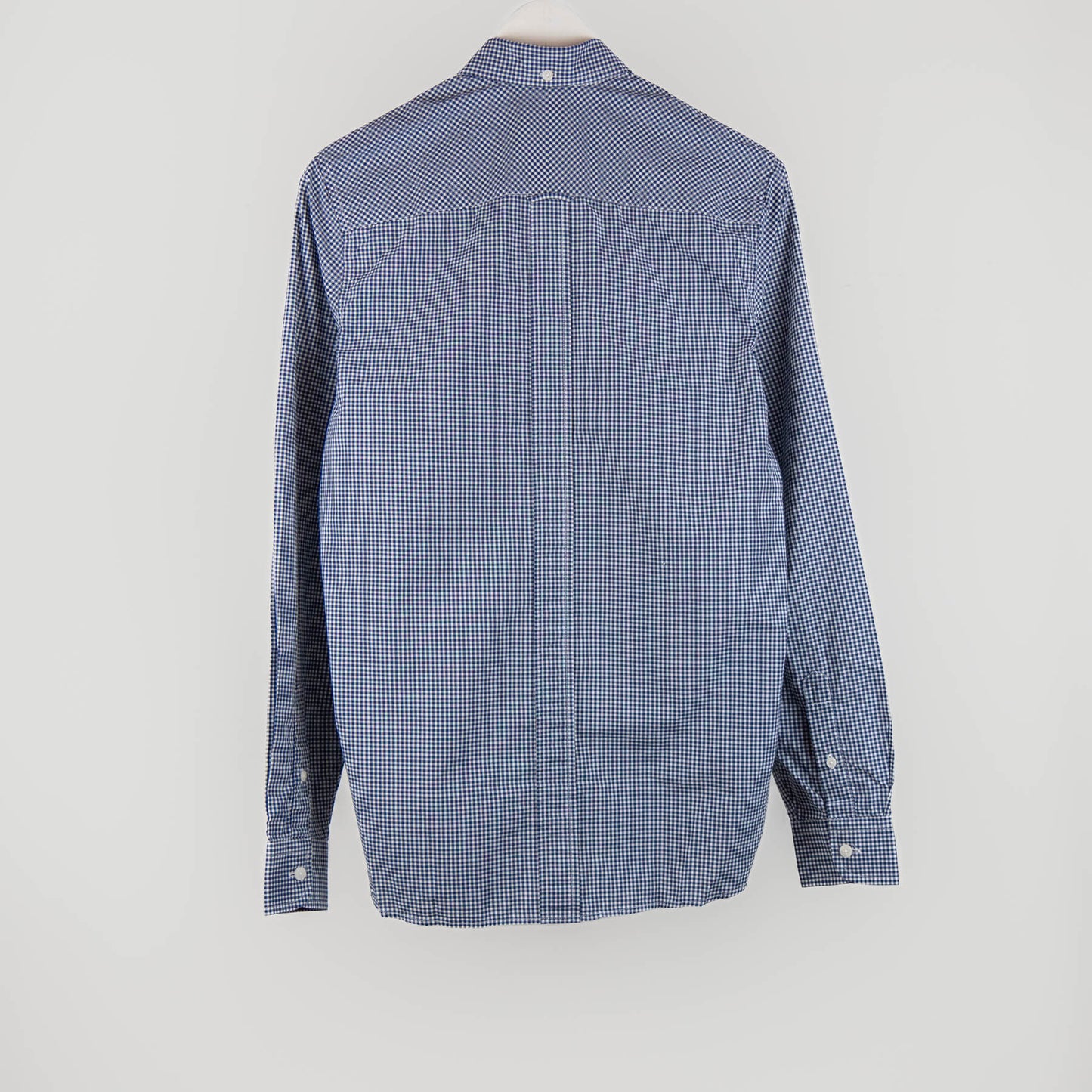 Fred Perry - Classic Gingham L/S Shirt - Medieval Blue