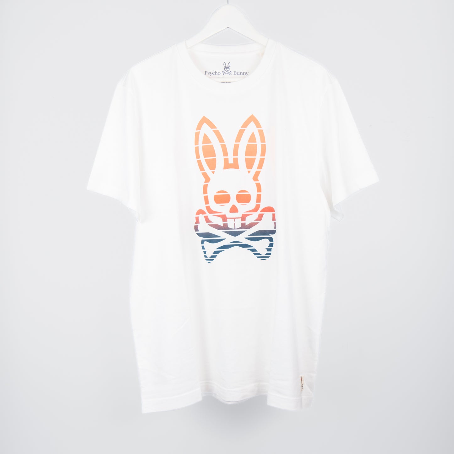 Psycho Bunny Mens Kentmere graphic Tee White