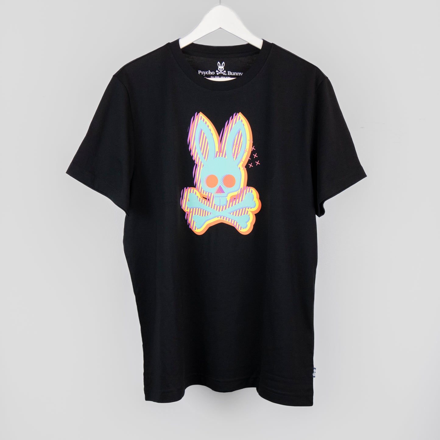 Psycho Bunny - Men's Ethen Deco Bunny Tee - Black