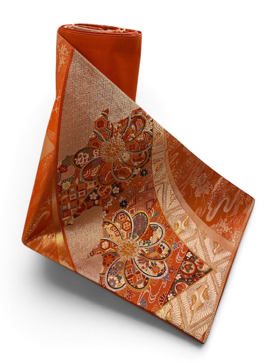 Vintage Japanese Kimono Belt Obi Table Runner (One of a kind)
