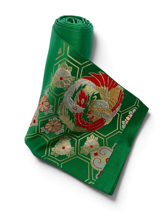 Vintage Japanese Kimono Belt Obi Table Runner (One of a kind)