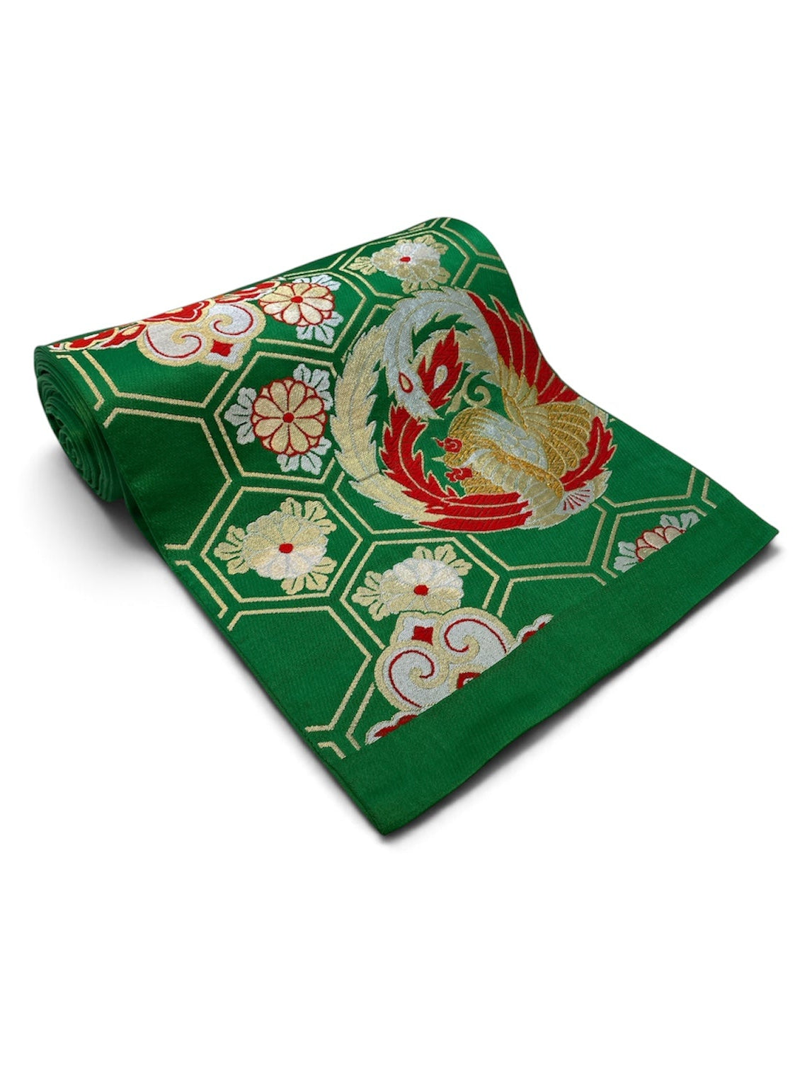 Vintage Japanese Kimono Belt Obi Table Runner (One of a kind)