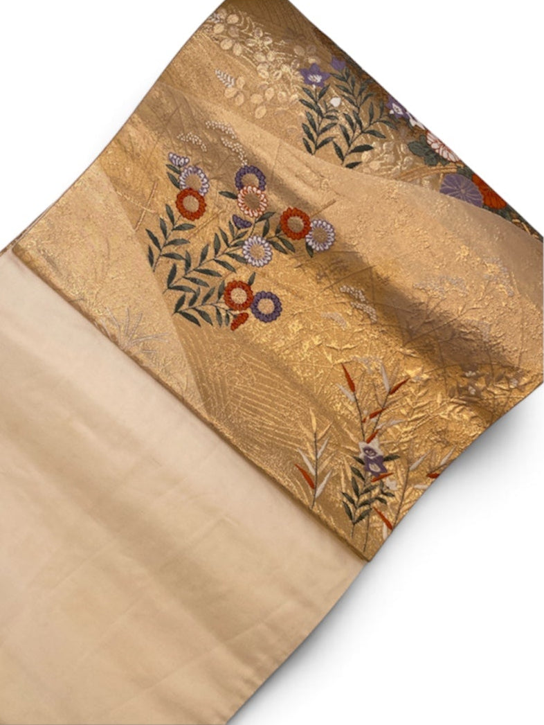 Vintage Japanese Kimono Belt Obi Table Runner (One of a kind)