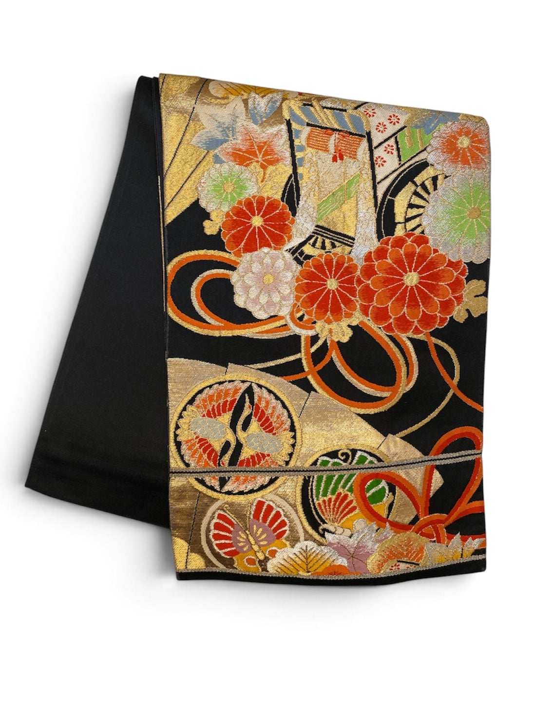 Vintage Japanese Kimono Belt Obi Table Runner (One of a kind)