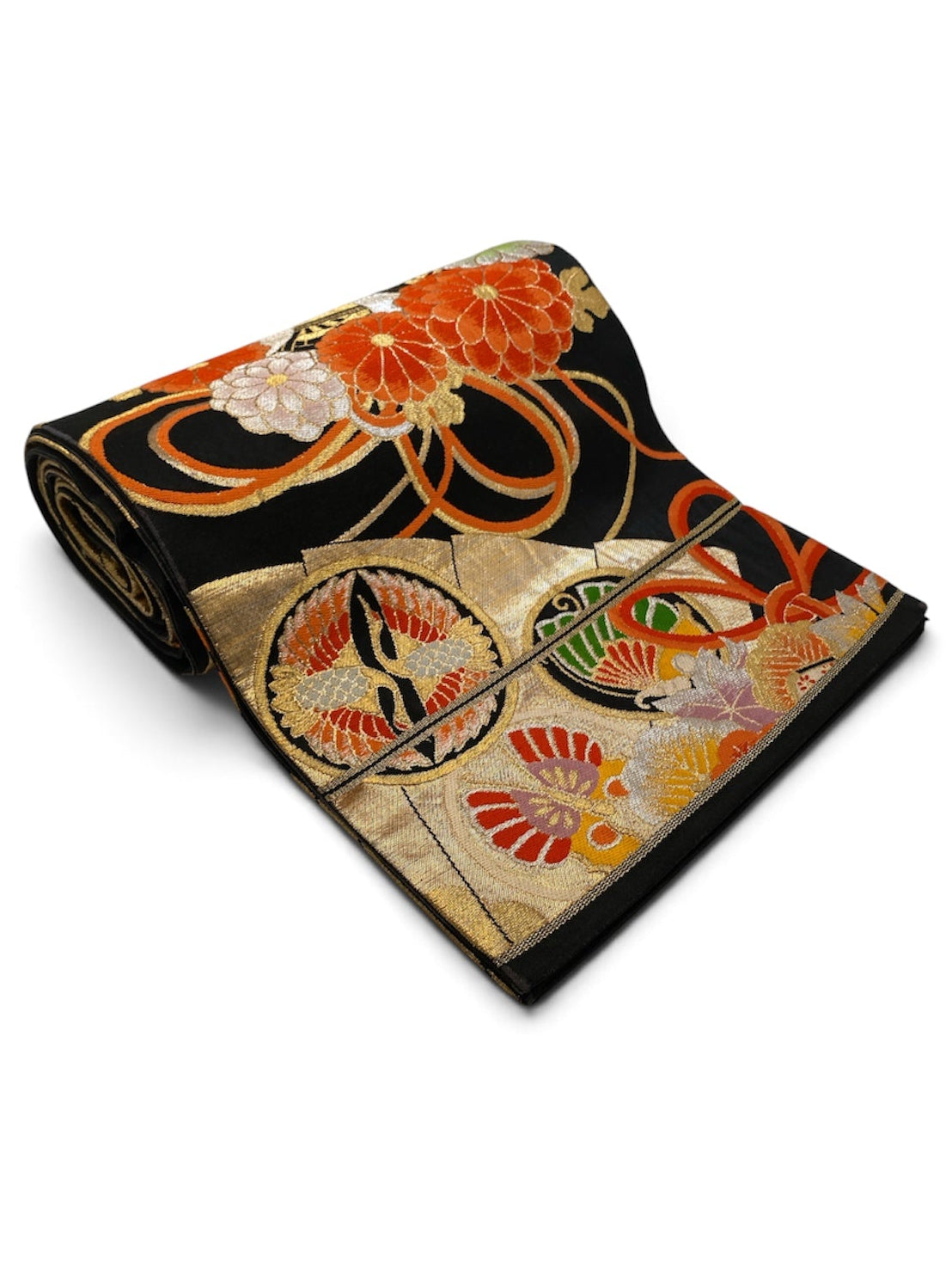Vintage Japanese Kimono Belt Obi Table Runner (One of a kind)