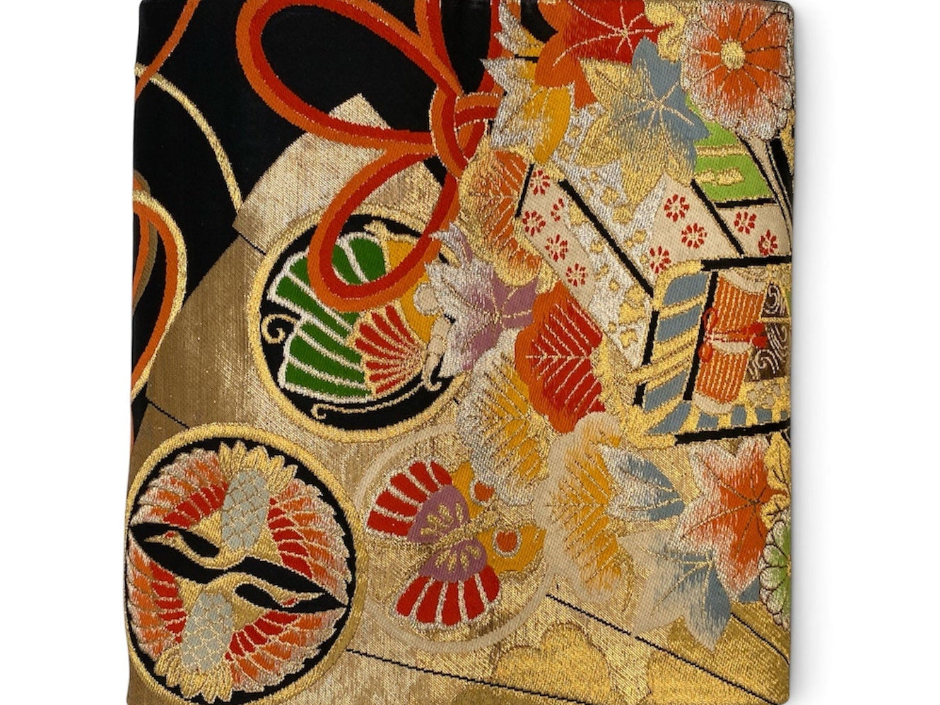 Vintage Japanese Kimono Belt Obi Table Runner (One of a kind)