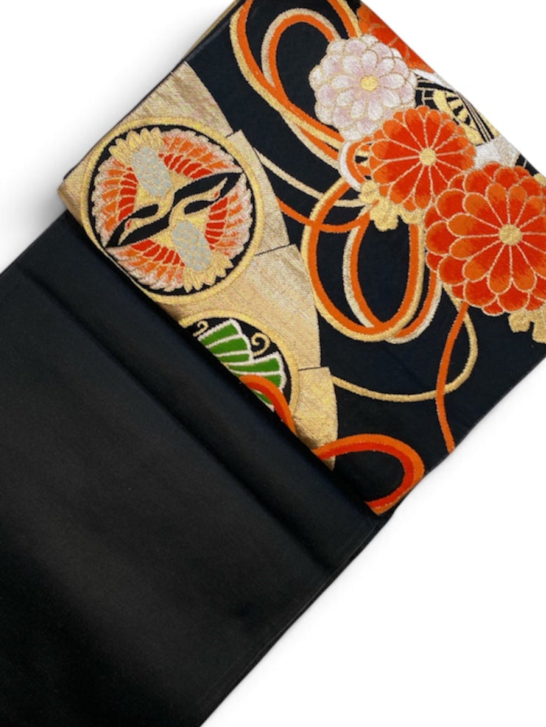 Vintage Japanese Kimono Belt Obi Table Runner (One of a kind)