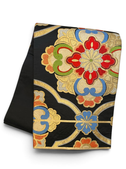 Vintage Japanese Kimono Belt Obi Table Runner (One of a kind)
