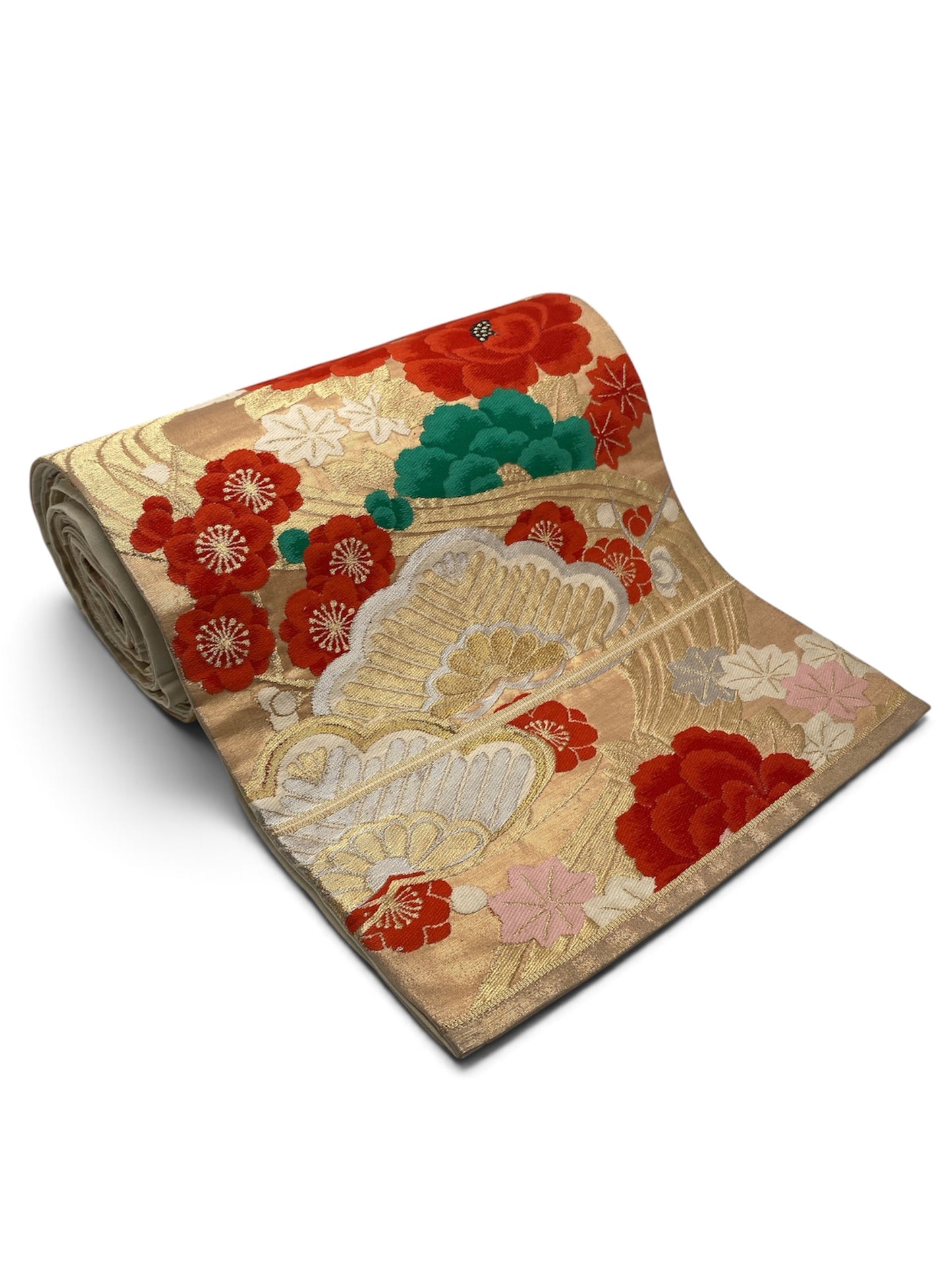 Vintage Japanese Kimono Belt Obi Table Runner (One of a kind)
