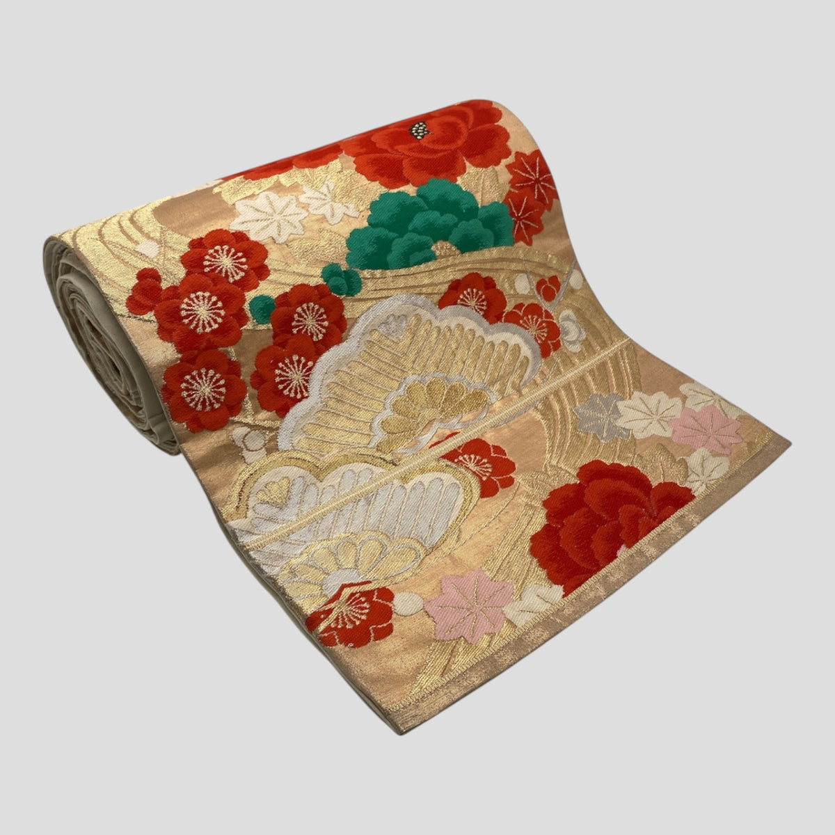 Vintage Japanese Kimono Belt Obi Table Runner (One of a kind)