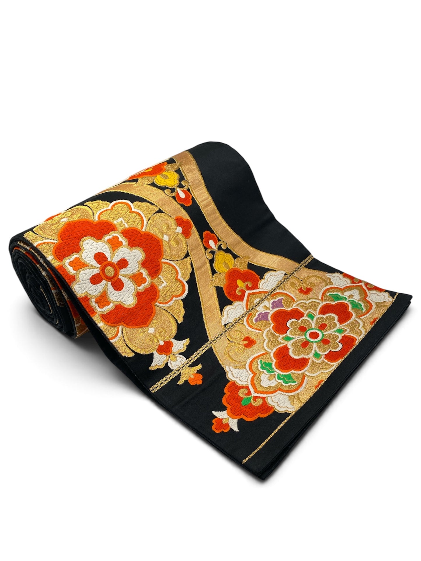 Vintage Japanese Kimono Belt Obi Table Runner (One of a kind)
