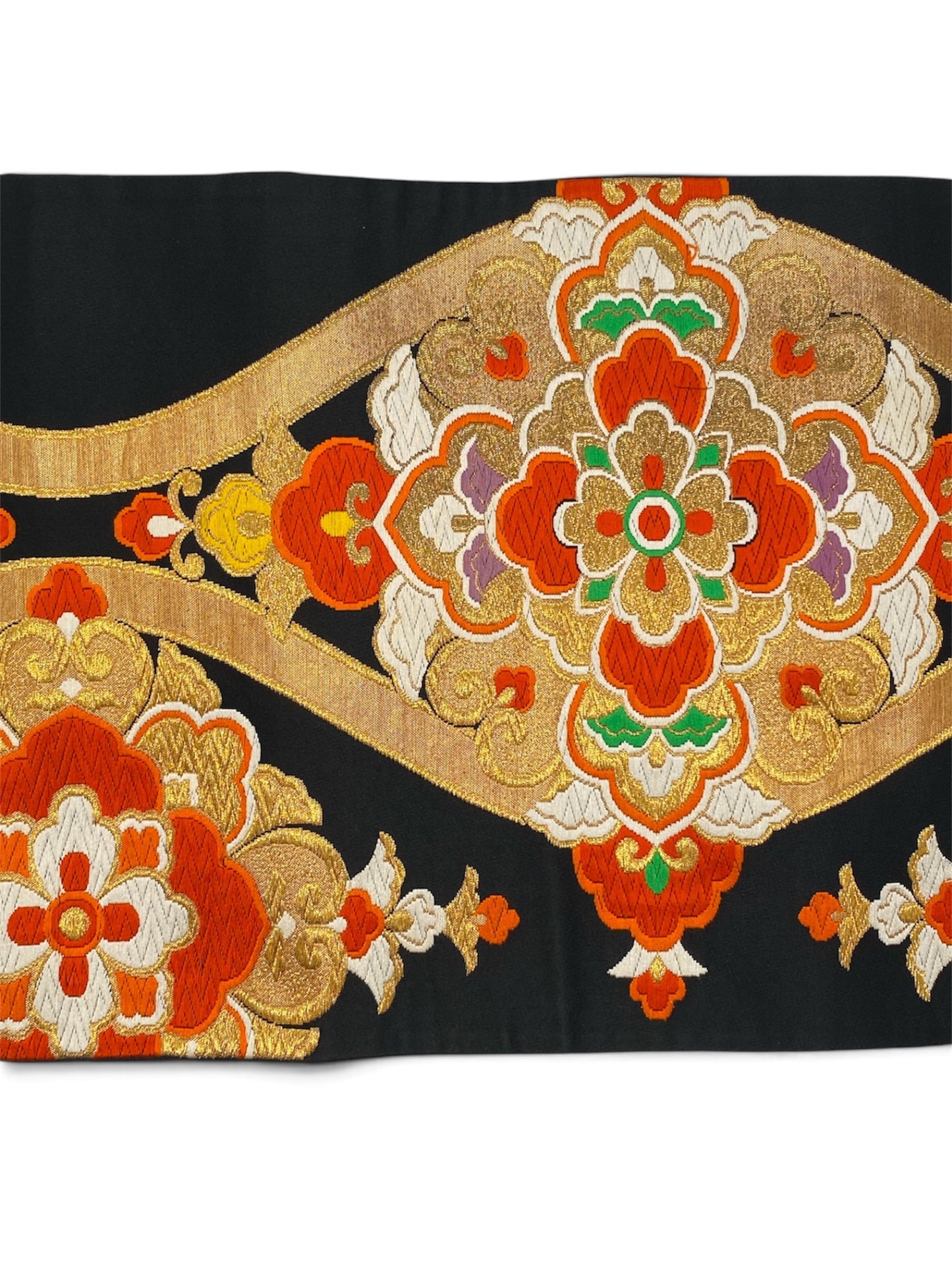 Vintage Japanese Kimono Belt Obi Table Runner (One of a kind)
