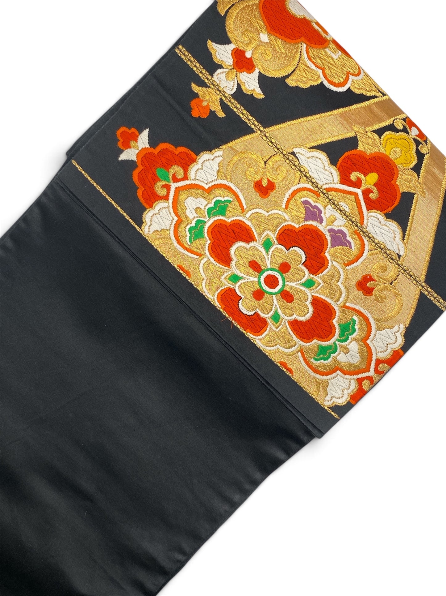 Vintage Japanese Kimono Belt Obi Table Runner (One of a kind)