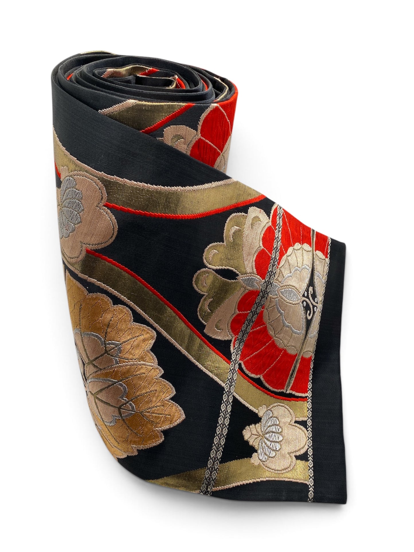 Vintage Japanese Kimono Belt Obi Table Runner (One of a kind)