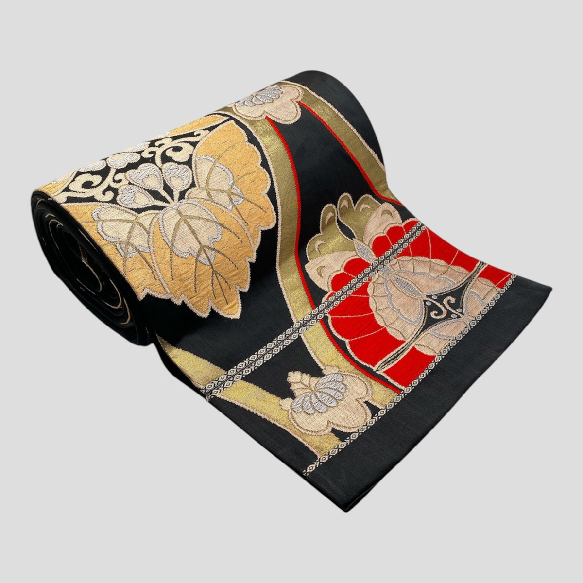 Vintage Japanese Kimono Belt Obi Table Runner (One of a kind)