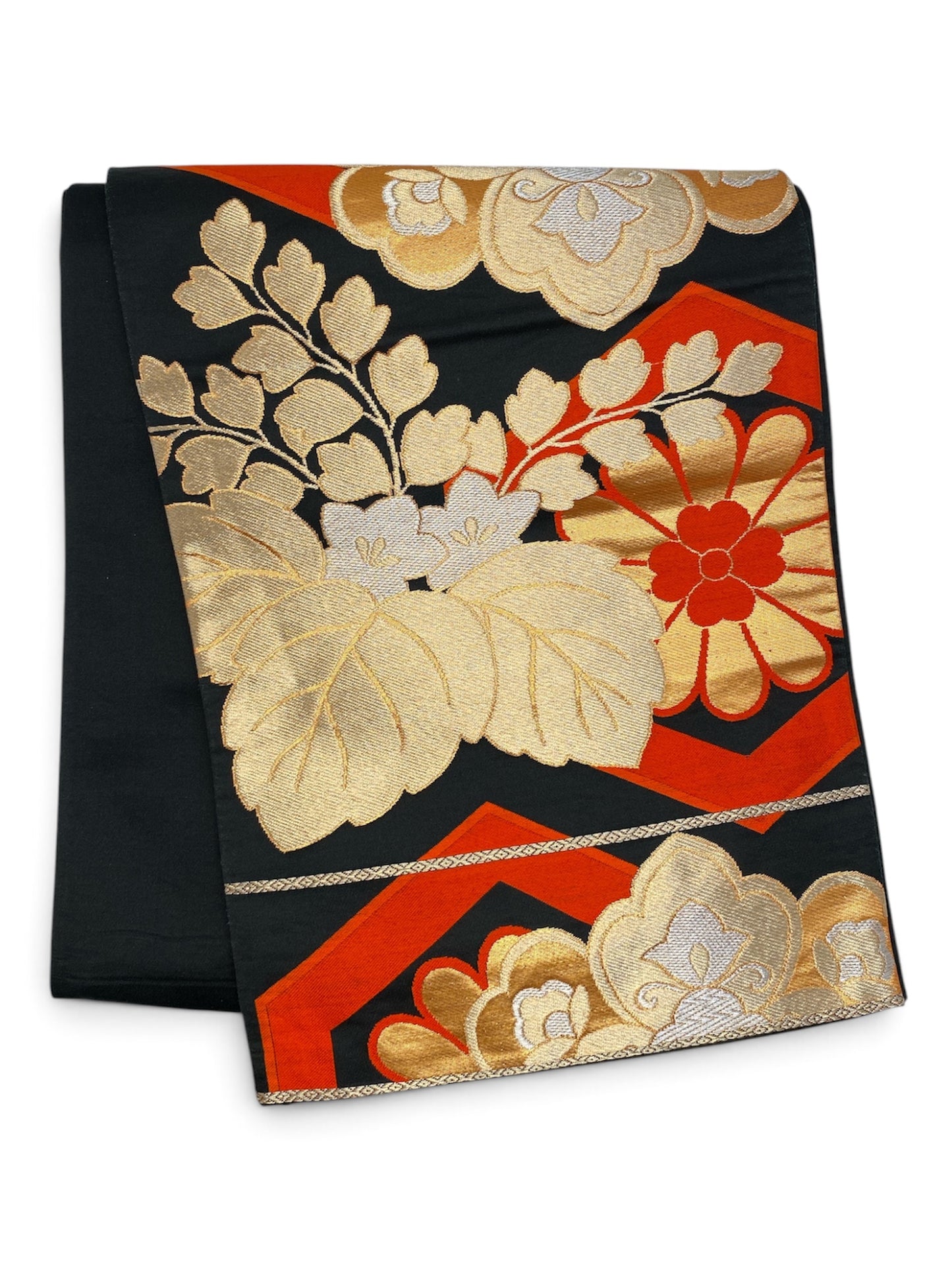 Vintage Japanese Kimono Belt Obi Table Runner (One of a kind)