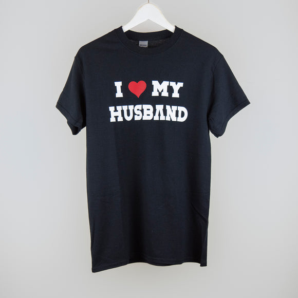 SSR Custom Print - I Love My Husband - Black