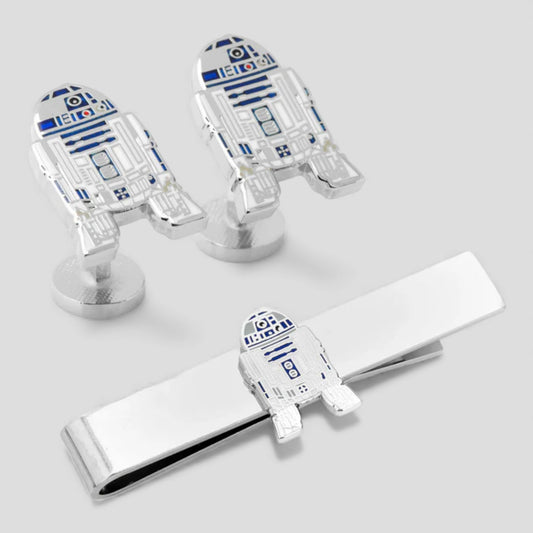 Star Wars R2-D2 Cufflinks and Tie Bar Gift Set