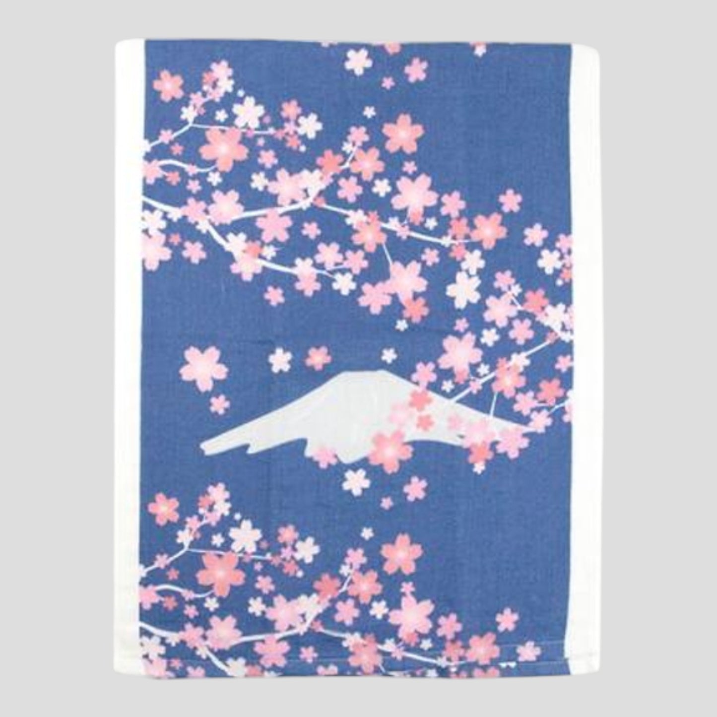 Premium Japanese Tenugui Towel - Sakura & Fuji
