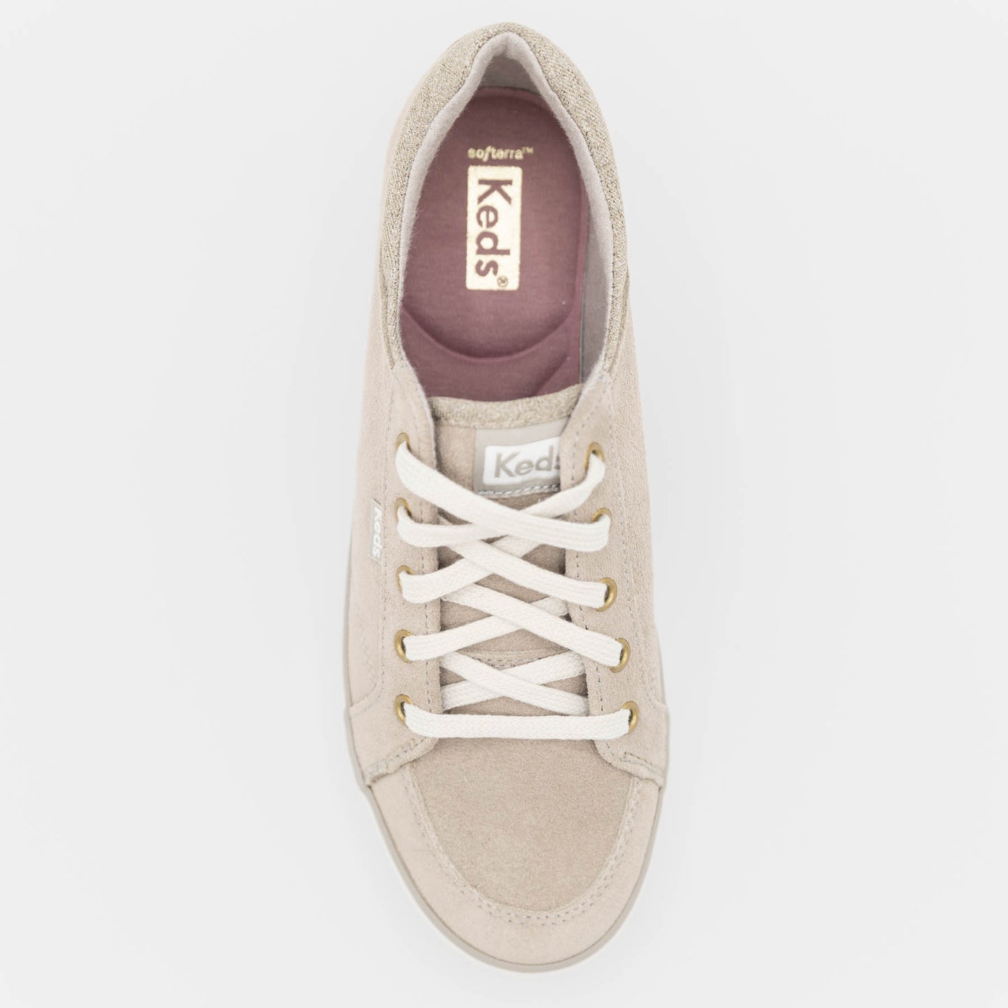 Keds - Center Ii Dove Gray Suede Lace Up Sneaker