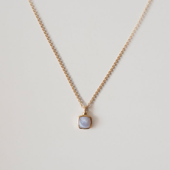 Stellar Hollywood - Square Necklace - Blue