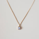 Stellar Hollywood - Square Necklace - Blue