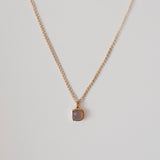 Stellar Hollywood - Square Necklace - Grey