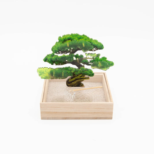 Toumei - Mini  Bonsai ornaments - Pine  tree