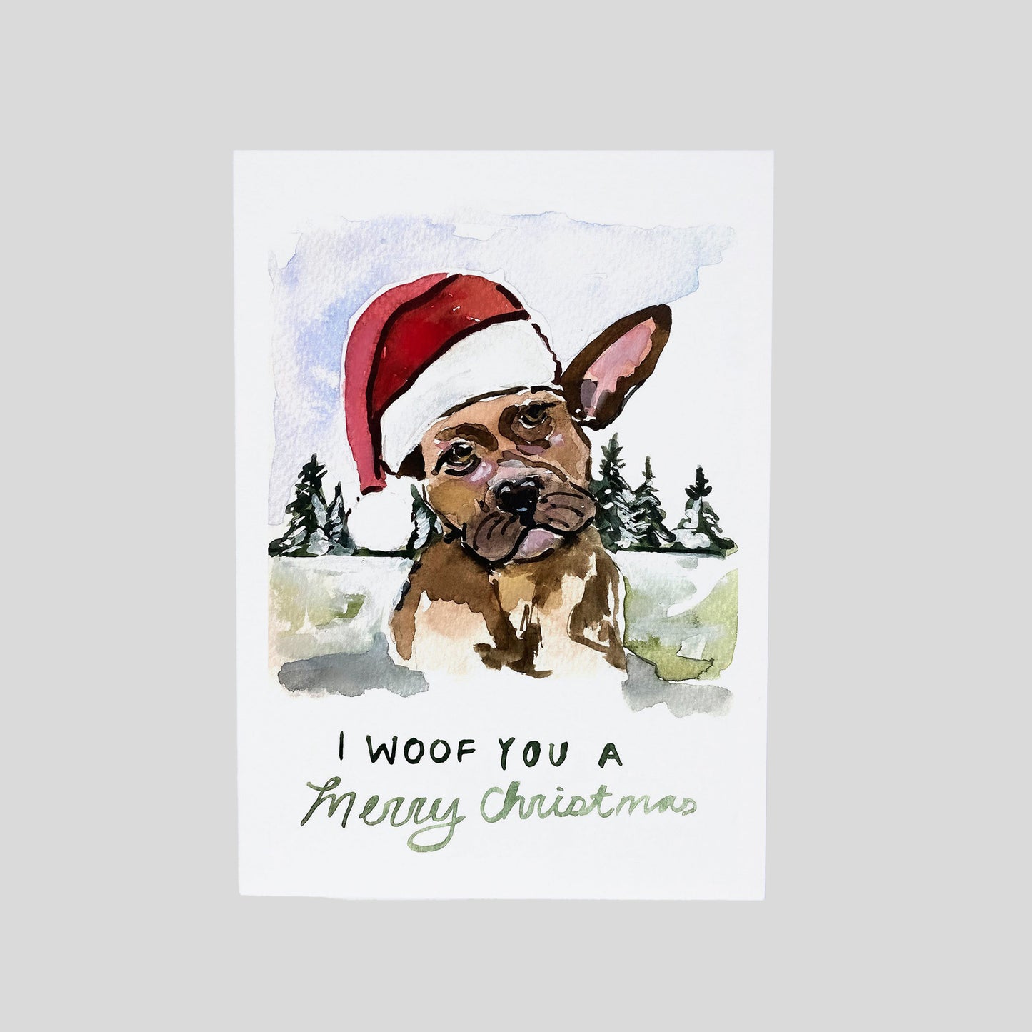 Wunderkid - Greeting Card - Woof You A Merry Christmas