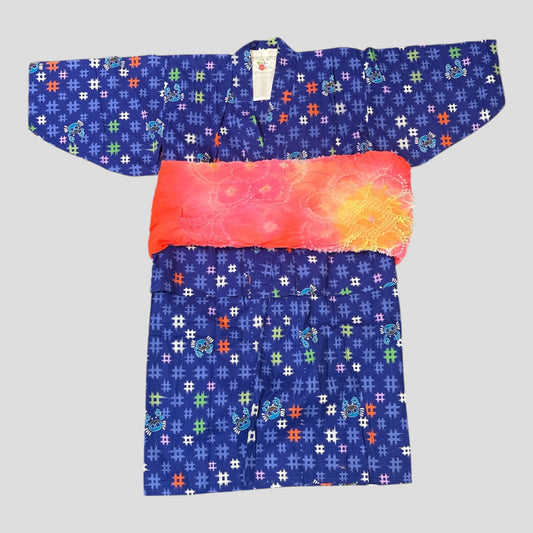 Kids Vintage Yukata Kimono