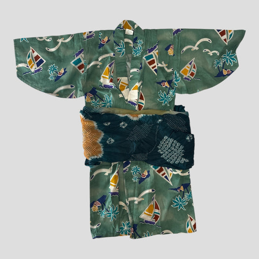 Kids Vintage Yukata Kimono