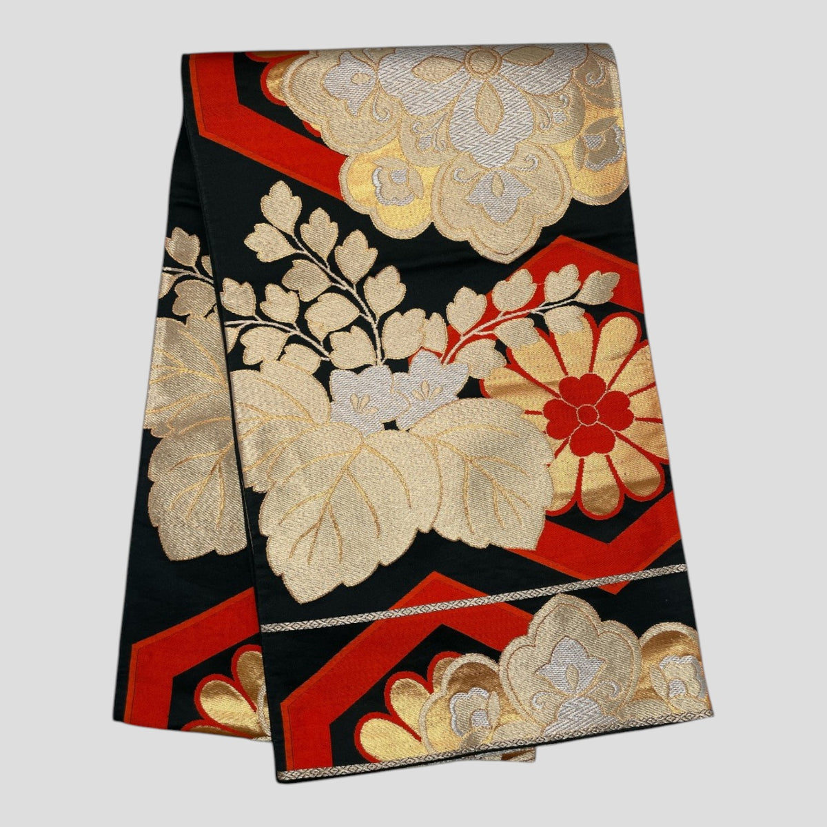Vintage Japanese Kimono Belt Obi Table Runner (One of a kind)