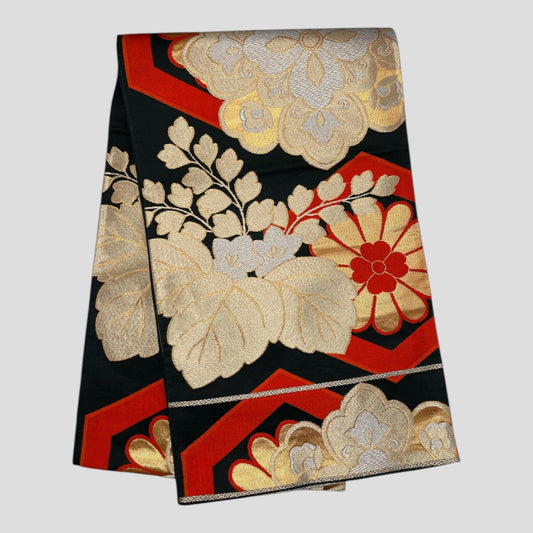 Vintage Japanese Kimono Belt Obi Table Runner (One of a kind)