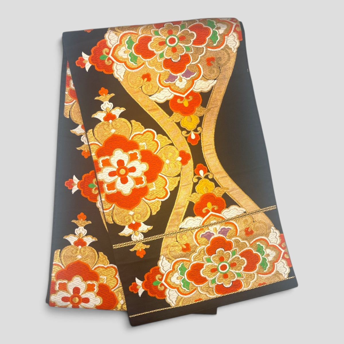 Vintage Japanese Kimono Belt Obi Table Runner (One of a kind)