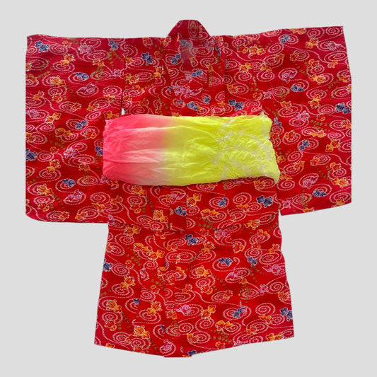 Kids Vintage Yukata Kimono