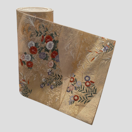Vintage Japanese Kimono Belt Obi Table Runner (One of a kind)