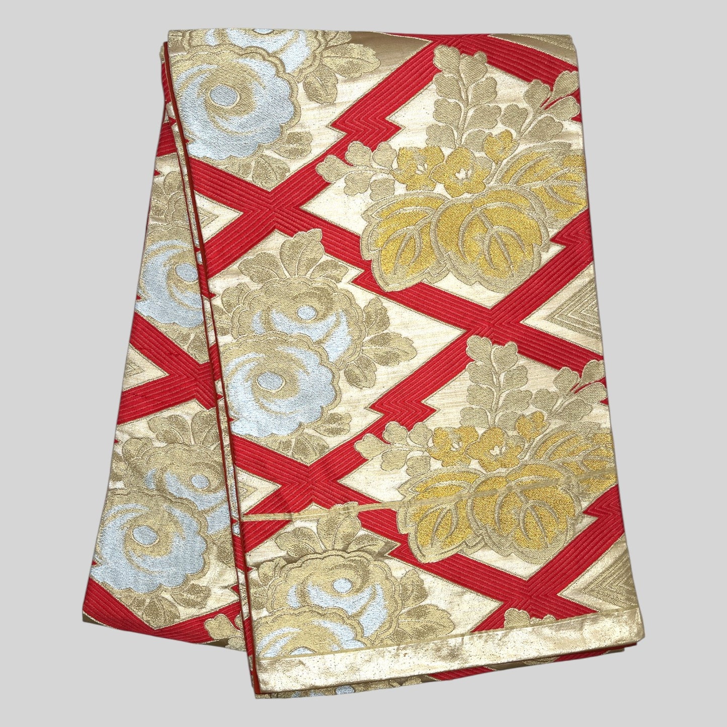 Vintage Japanese Kimono Belt Obi Table Runner (One of a kind)