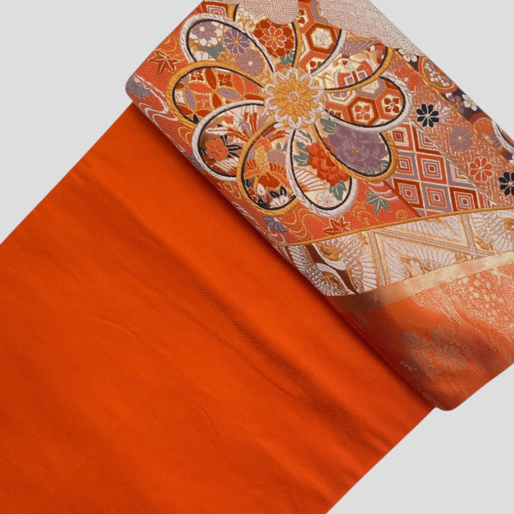 Vintage Japanese Kimono Belt Obi Table Runner (One of a kind)