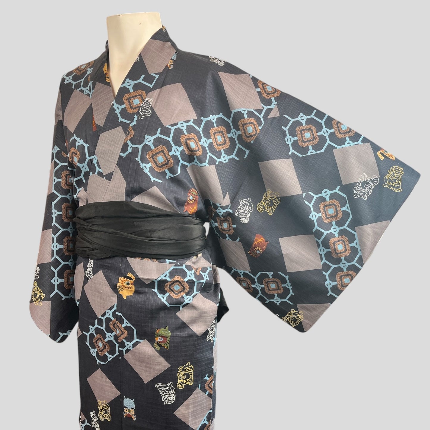 Men's Vintage Yukata Kimono