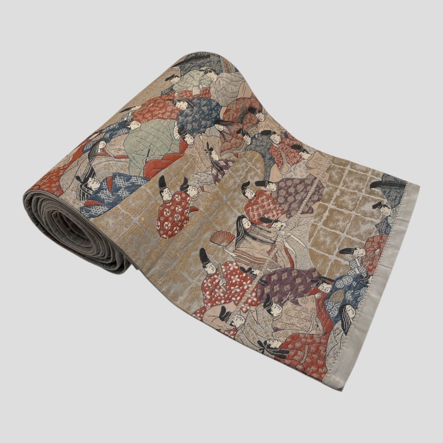 Vintage Japanese Kimono Belt Obi Table Runner (One of a kind)