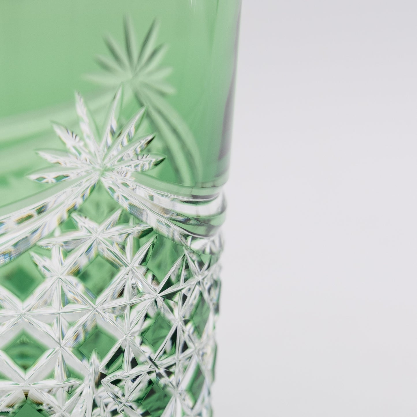 Kagami Crystal - Whiskey Glass - Drape & Tetragonal Basket Weave